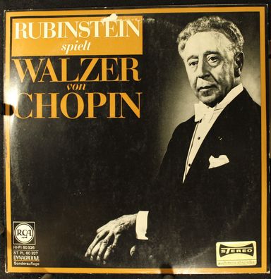 RCA Victor 60327 (SAR 5019-E) - Rubinstein spielt Walzer von Chopin