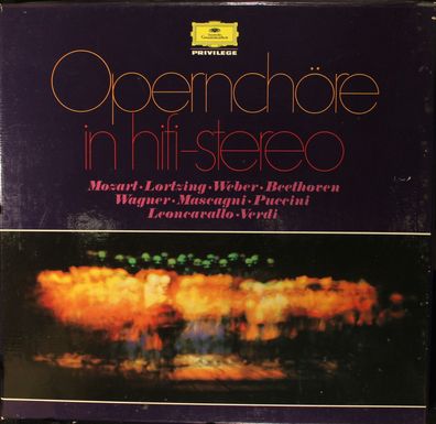 Deutsche Grammophon 2538 197 - Opernchöre In Hifi-stereo
