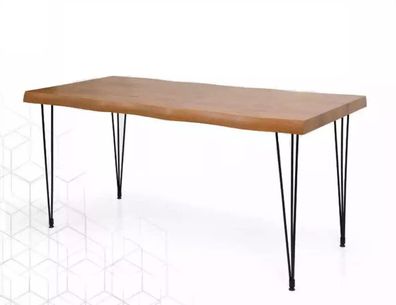Esszimmer Esstisch Luxus Möbel Holz Küchentisch neu braun Tisch modern