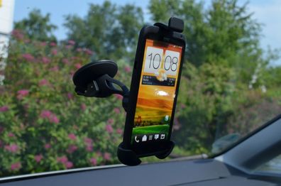 360° Smartphone Halter: Saugfuß, Universal Auto