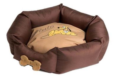 Disney Pampered Pluto Venus Katzenbett Hundebett Haustier-Bett Braun-2 NEU!