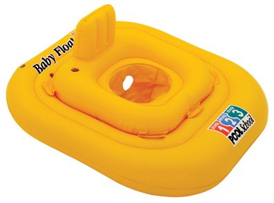 INTEX Baby Schwimmring mit Sitz Gelb
