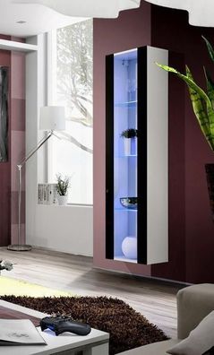 Hänge Vitrine Luxus Einrichtung Wohnzimmer Möbel Design Modern Stil Neu