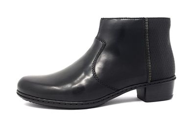 Rieker Da.-Stiefel Y0768-00 Schwarz schwarz