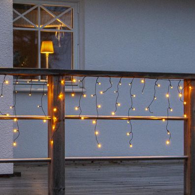 Star Trading LED Lichtervorhang , Golden Warm White', 480 LEDs, 12m