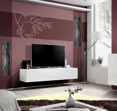 TV Ständer RTV Lowboard Designer Wohnzimmer Holz Modern Einrichtung