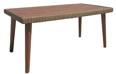 Tisch Esstisch Gartentisch Bistrotisch Holz Akazie geölt 160 x 90 cm