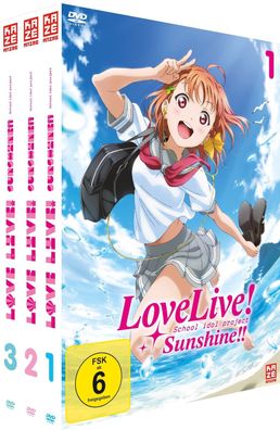 Love Live! Sunshine!! - Gesamtausgabe - Bundle Vol.1-3 - DVD - NEU