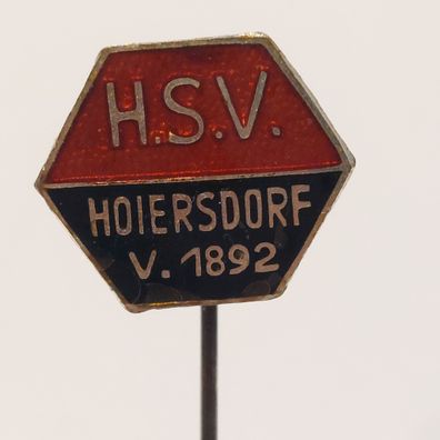 Fussball Anstecknadel Hoiersdorfer SV 1892 FV Niedersachsen Kreis Helmstedt