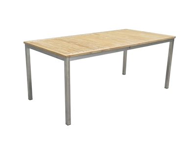 Gartentisch Esstisch Tisch Holztisch Edelstahl