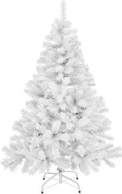 Künstlicher Weihnachtsbaum Weiß Kunststoff 150cm
