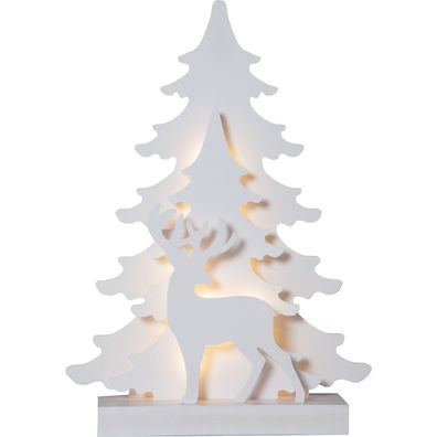 Star Trading 3D Weihnachtsleuchte , Grandy', LED, weiß, 41cm