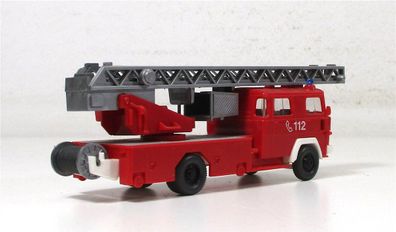 Automodell H0 Wiking (1) Magirus Leiterwagen Feuerwehr