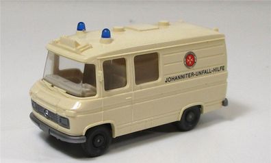 Automodell H0 Wiking (1) MB 608 Rettungswagen Johanniter