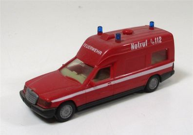 Automodell H0 Wiking MB Binz 2001 Krankenwagen