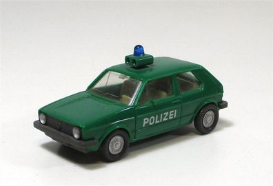 Automodell H0 Wiking VW Golf Polizei