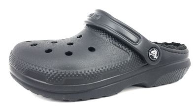 Crocs Classic Fuzz-Lined Clog 203591-060 Schwarz 060 Black/ Black