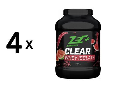 4 x Zec+ Clear Whey Isolate (900g) Watermelon