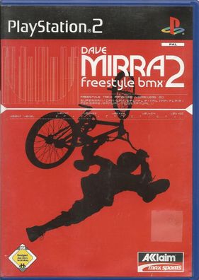 Dave Mirra Freestyle BMX 2 (2001, Playstation 2 DVD-Box) Top Zustand