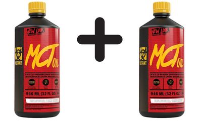 2 x MCT Oil, Unflavoured - 946 ml.