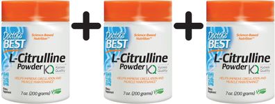 3 x L-Citrulline Powder - 200g