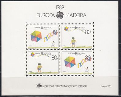 Portugal Madeira 1989 10x Block Nr. 10 Mi-Euro: 120 postfrisch MNH