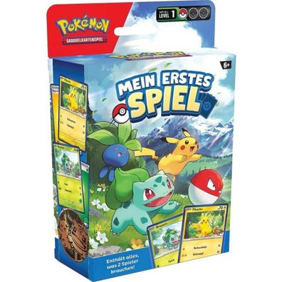 Pokemon - 2 Decks mit Pikachu & Bisasam - Deutsches Sammelkartenspiel