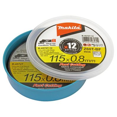 Makita® Zubehör Trennscheiben 115 x 0,8 mm B-45727-12 - 12er Pack