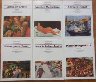 6 Bände Klassiker der Kunst (eb162)