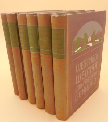 6 Bände Wege nach Weimar (Selten zu finden)