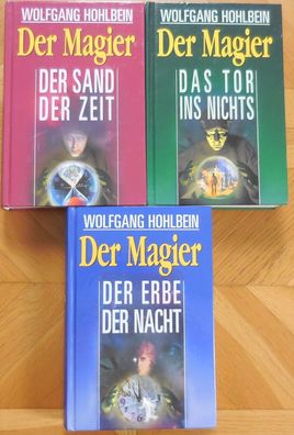 3 Bände der Magier von Wolfgang Hohlbein (eb197)
