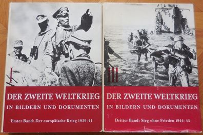 Der Zweite Weltkrieg Band 1 und 3 (eb201)