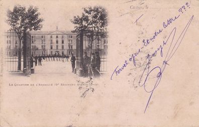 Postkarte WWI Le Quartier de L´Ardaille (9e Regiment d´Artillerie)