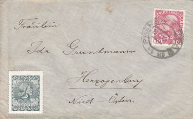 Alter Österreich Brief von 1910 (8)