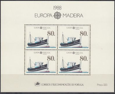 Portugal Madeira 1988 10x Block Nr. 9 Mi-Euro: 150 postfrisch MNH