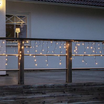 Star Trading LED Lichtervorhang , Crispy Ice White', 480 LEDs, 12m
