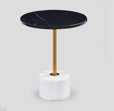 Marmor stilvolle Beistelltisch luxuriöse Couchtisch Tische Rund modern