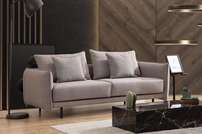 Dreisitzer Couch Sofa Möbel Einrichtung Couchen Sofas Polster grau Neu