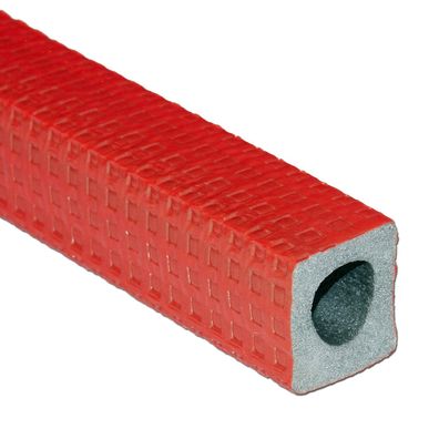 Austroflex Dämmhülse 28 x 9 mm 2m rot Fußboden Rohrisolierung eckige Rohrdämmung