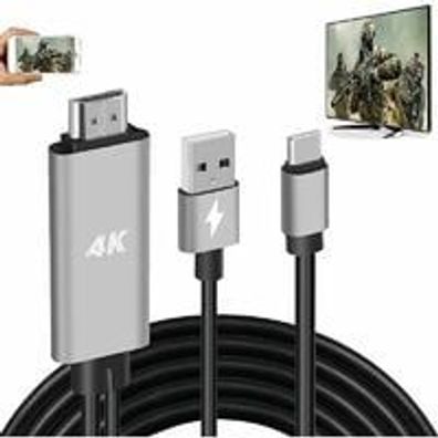 HDMI-Adapter USB-Typ-C-Kabel MHL 4k HD-Video-Digitalkonverterkabel