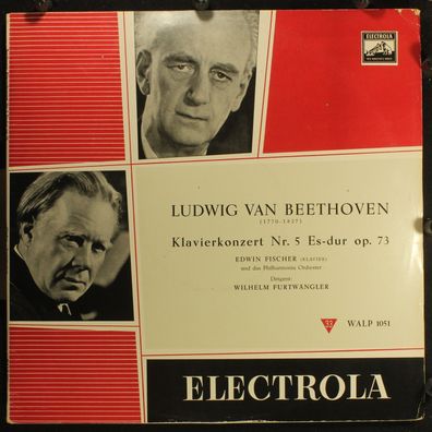 Electrola WALP 1051 - Klavierkonzert Nr.5 Es-Dur Op.73
