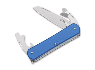 Fox Knives Vulpis 130-3 Aluminum Sky Blue