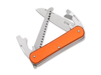 Fox Knives Vulpis 130-S4 Aluminum Orange