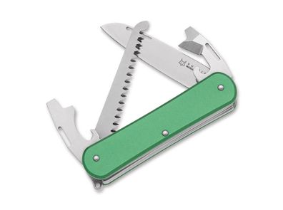 Fox Knives Vulpis 130-S4 Aluminum OD Green
