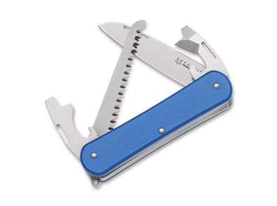 Fox Knives Vulpis 130-S4 Aluminum Sky Blue