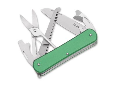 Fox Knives Vulpis 130-SF5 Aluminum OD Green