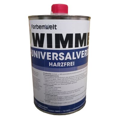 Farbenwelt WIMMER Nitro-Universalverdünner 1 LTR Pinselreiniger Nitro-Verdünnung