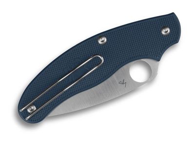 Spyderco UK Penknife CPM SPY27 FRN Blue PlainEdge