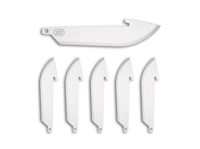 Outdoor Edge 2.2" Drop Point Replacement Blades 6-Pack
