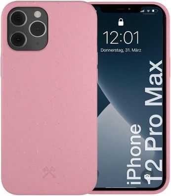 Woodcessories Schutzhülle Apple iPhone 12 Pro Max Bio Case Back Cover pink